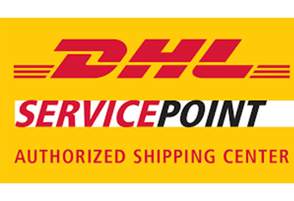 Authorized DHL ServicePoint program logo